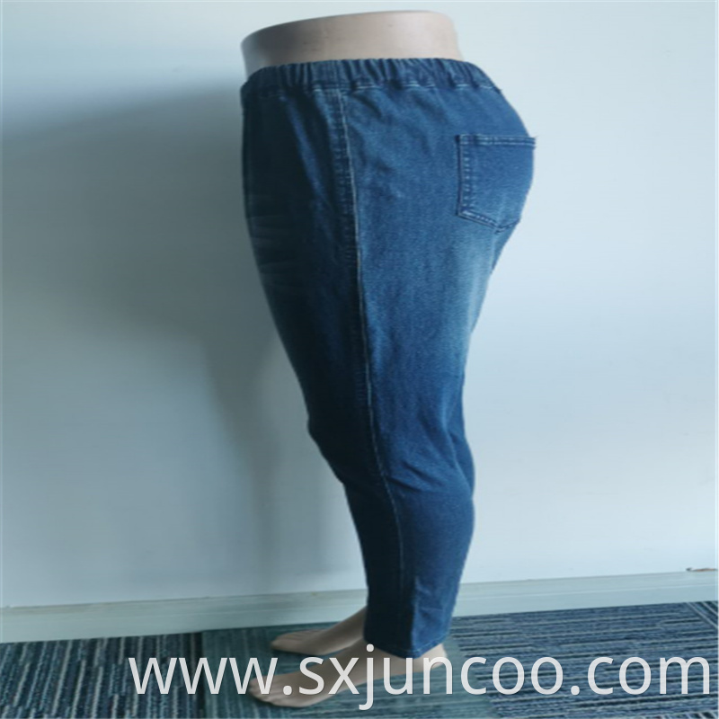 Skin Friendly Woven Long Pants Cotton Spandex Women S Jeans